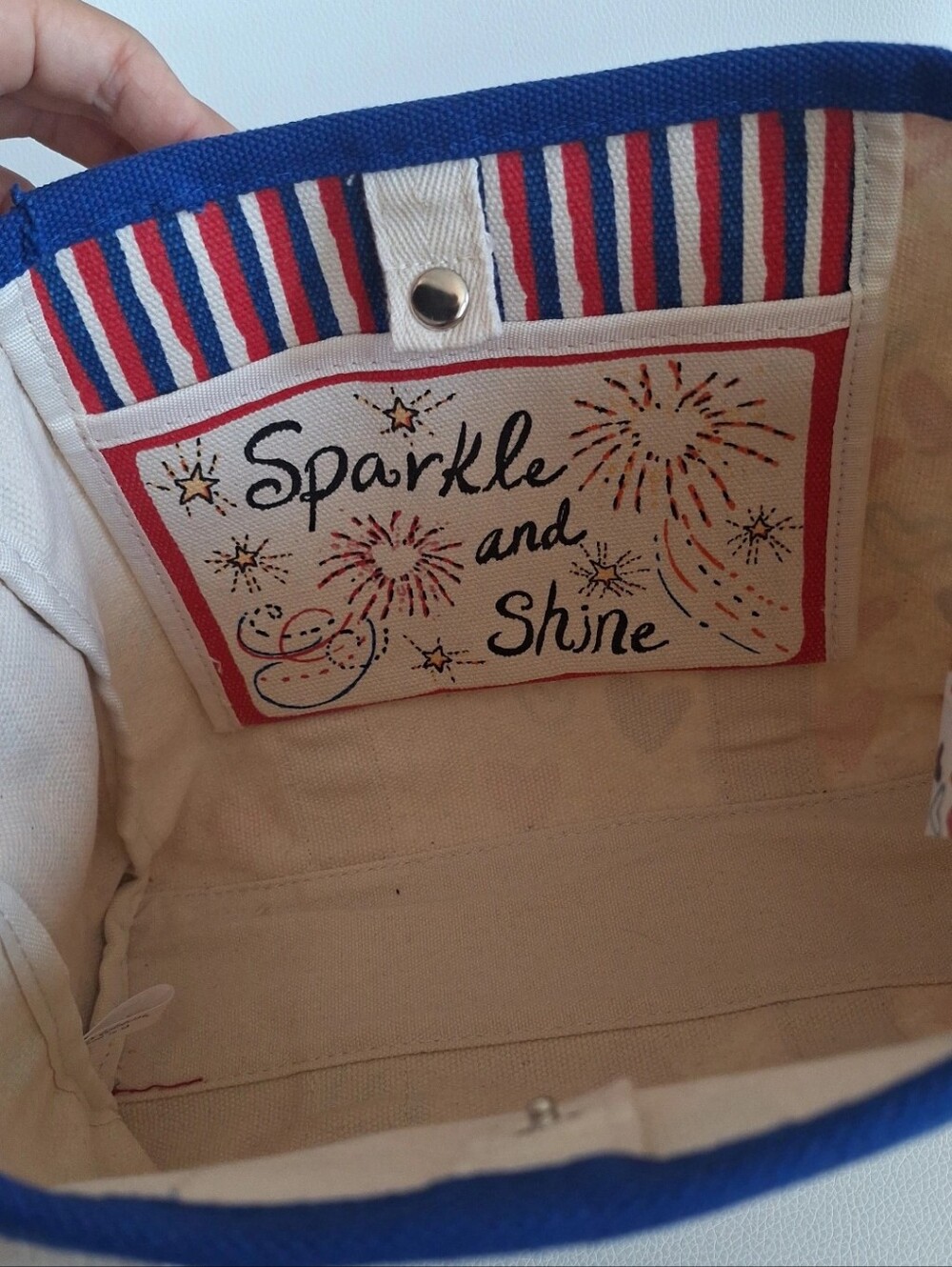 Brighton Multicolor "Sparkle & Shine" Mini Canva Tote NWT - Picture 5 of 7